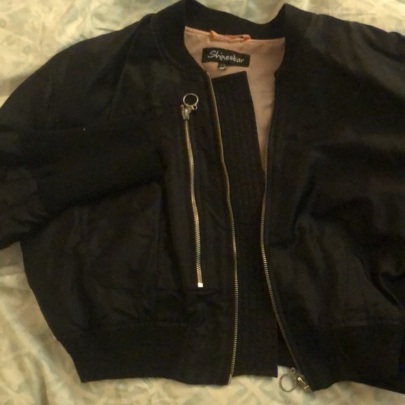 Black bomber jacket - Picture 2 of 5